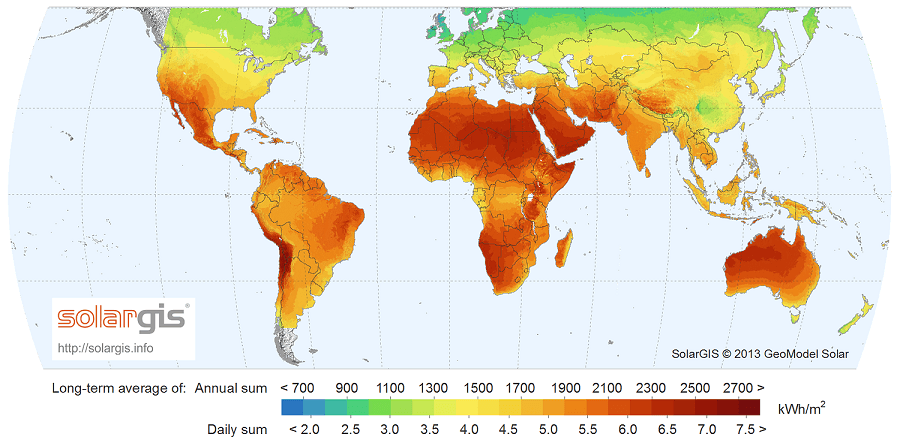 Solar Energy Facts Heat Map