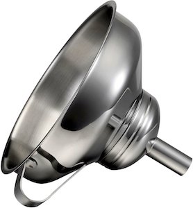 Pro Chef Kitchen Tools Stainless Steel Large Metal Funnel