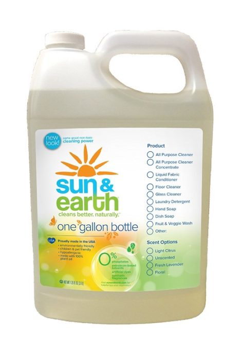 sun and earth all natural hand soap