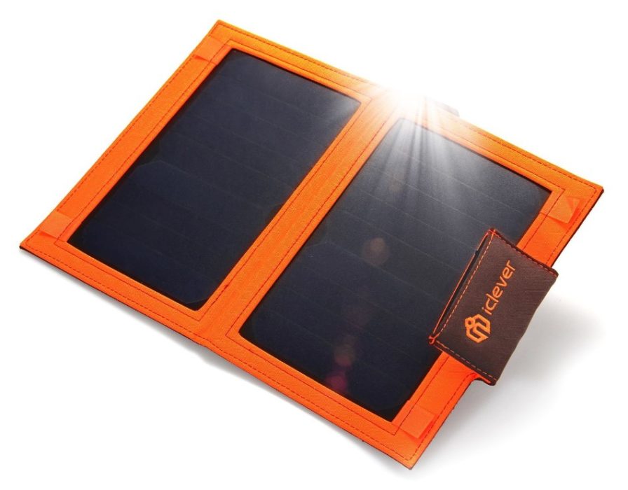 iclevver usb solar charger