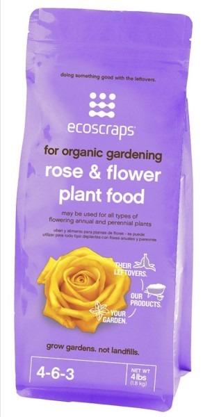 EcoScraps Natural and Organic Rose Fertilizer