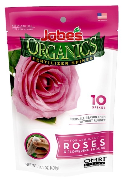 Jobe’s Organics Rose Fertilizer Spikes