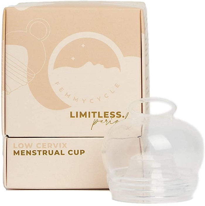 femmycycle menstrual cup low cervix size