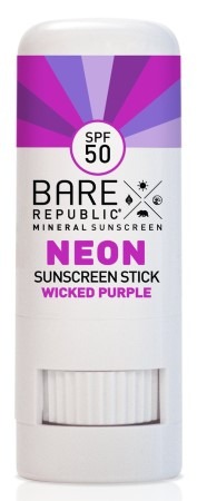 Bare Republic Neon Sunscreen Stick