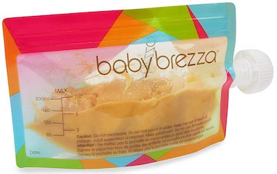 baby brezza reusable food pouch