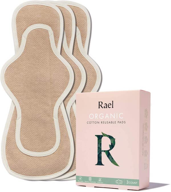 rael organic cotton washable pads
