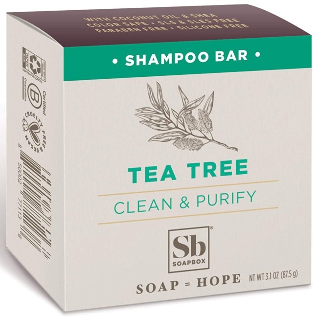 soapbox tsoapbox tea tree shampoo barsea tree shampoo bars